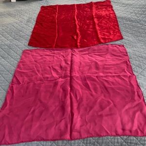 Set of two neckerchief scarves